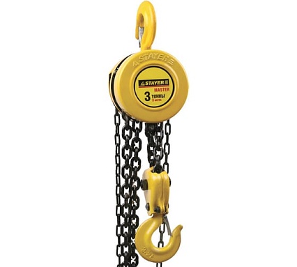 Цепная таль PROLift шестеренная Stayer Profi 4308-2, 2т / 2,5м 4308-2_z01