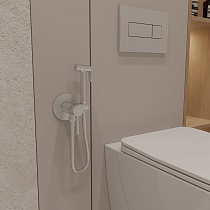 Смеситель Oliveeka Y-Line OL-829902-CR с гигиеническим душем, хром