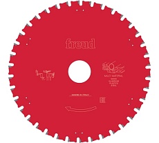 Пила дисковая (LP91M 005) 250х2.4/2х30 мм, Z48, A=0, HLTCG (CH) RIB, MITER MULTIMATERI Freud FR23M001M