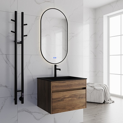 Полотенцесушитель электрический Vincea VTD-1D2BE 25x130 таймер, черный Полотенцесушитель электрический Vincea VTD-1D2BE 25x130 таймер, черный