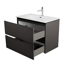 Мебель для ванной BelBagno Uno 80 см Темно-серый матовый
