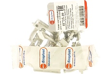 Держатель-клипса для труб Экопласт CF25G D25 мм, 10 шт 41725-10