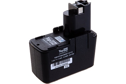 Аккумулятор (7.2V; 1.5Ah; Ni-Cd) для электроинструмента Bosch Topon TOP-PTGD-BOS-7.2-1.5