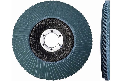 Круг лепестковый торцевой циркониевый 125 мм, р120 Vertextools 13125-120