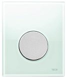 Кнопка смыва для писсуара TECE Loop 9242652 стекло, мятный зеленый/хром матовый