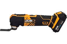 Многофункциональный инструмент JCB (-18MT-B-E) 18 V, 5000-15000 об/мин, ЗУ (-18VFC-E)2.4 A, аккум. батарея (-20LI-E) 2.0AH -18MT-2XB-E(57233) JCB-18MT-2XB-E(57233)