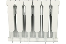 Биметаллический радиатор Rommer Profi BM 350 BI350-80-80-130 6 секций RAL9016 86630