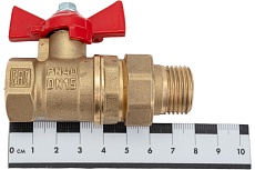 Шаровой для воды Valfex американка, 1/2&quot; ВР/НР ручка-бабочка VF.227.LB1.012.Bir