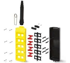 Двухрядный корпус для пульта управления Giovenzana 10 отверстий PLB10K