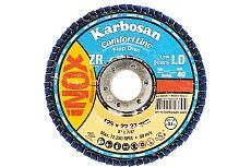 Диск лепестковый по нержавеющей стали Flap 125x22 мм, Р40 Karbosan KAR-982330