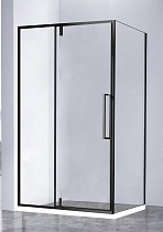 Душевой уголок Vincea Slim-N VSR-4SNP9010CLB 100x90 черный, прозрачный