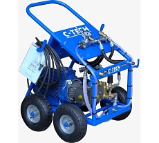Опрессовочная установка высокого давления C-TECH DN2014 (200 бар, до 800 л/ч, 4 кВт, 380 В) мобильная NP2014ET3E4BP2P1 DN2014ET3E4BP2P1