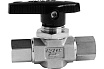Шаровой кран Hy-Lok 102 серии, проходной, NPT 1/8" внутр. - NPT 1/8" внутр VHB1-F-2N
