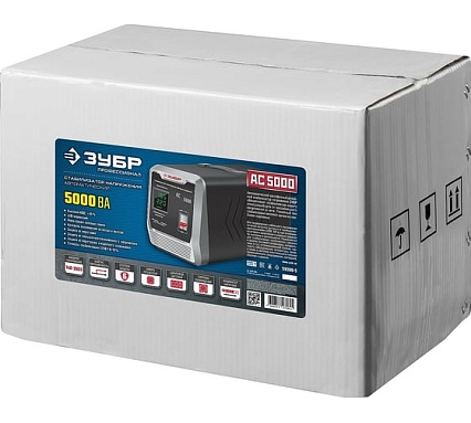 Автоматический стабилизатор Зубр Профессионал 5000ВА 59380-5