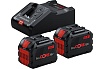 Аккумулятор ProCORE 18В, 12Ач - 2 шт, зарядное устройство GAL 18V-160 C Bosch 1600A016GY