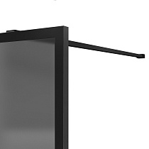 Душевая перегородка Vincea Walk-In VSW-1HP900GFB 90x200 черный матовый, матовое тонированное