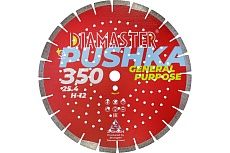 Диск сегментный универсальный Laser PUSHKA GP 350x2.2x25.4 мм, (3.2x12/18 мм), 24 Z Wet/Dry Diamaster 001.000.775