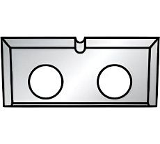 Нож для фрезы твердый сплав 16x7x1.5 мм Dimar 3107716