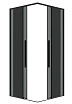 Душевой уголок Grossman Galaxy 300.K33.01.1010.21.10 100x100 тонированный, черный матовый