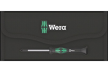Набор прецизионных отвёрток WERA PH/TXbo/ipr/SL/hex внутр/microstix 12 предметов WE-073677
