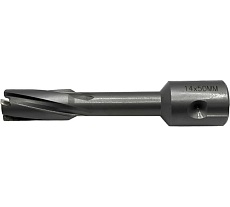 Сверло корончатое TORNERI 14х50 мм, ТСТ, Universal / Weldon 19 Т023650