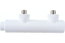 Коллектор Blue Ocean полипропилен НР 2 отвода - 32х1/2х2 осевое 100 мм PPRF/FCEUMET-02(W)-32х1/2"х2