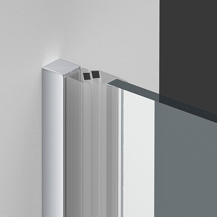 Душевая дверь Vincea Alpha VDP-3AL100MT 100x195 хром, текстурная