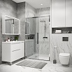 Душевая дверь Grossman Cosmo 130x195 прозрачное, хром 100.K33.02.130.10.00