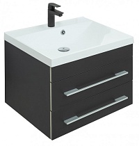 Мебель для ванной Aquanet Верона New 58 см черный матовый