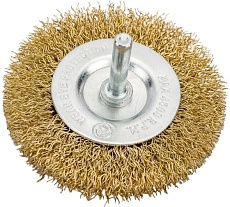 Набор кордщеток дисковых латунных (5 пр, 1/4&quot;, 25-75 мм) для дрели Rockforce RF-BWS501(29093)