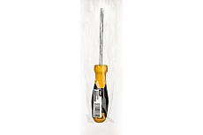 Шлицевая отвертка Deli SL5х100мм DL6351001 Cr-V, магнит, TPR+PP ручка 98349