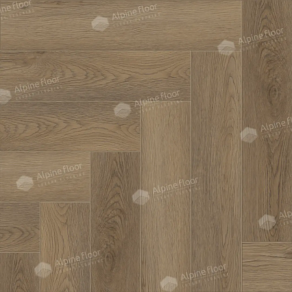 Виниловый ламинат Alpine Floor Parquet LVT Дуб Батейн 590x118x2.5 мм, ECO-16-29