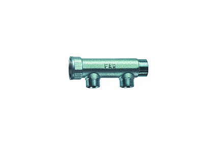 Коллектор с 2 отводами FAR 3/4" 1/2" НР FK 3625 3412