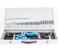 Набор ручных метчиков и плашек Norgau M3-M20, 56 предметов 013904370