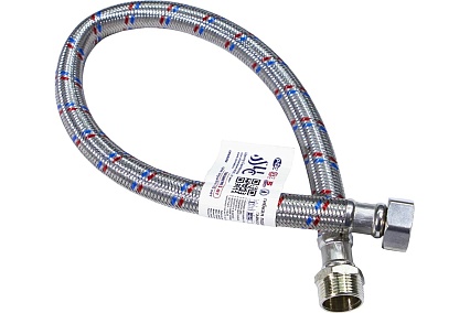 Гибкая подводка для воды ЦС ГИГАНТ 19, 3/4”Г х 3/4"Ш L-60 см, штука ГП002081
