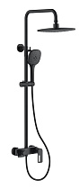 Душевая стойка Black&White Gravity GL-9102-MB черный матовый