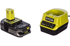 Набор Ryobi ONE+ RC18120-115 5133003357 аккумулятор (18 В; 1.5 А*ч; Li-Ion) и зарядное устройство RC18120