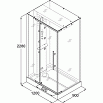 Душевая кабина RGW СС882 120x90 01938892-11 черная