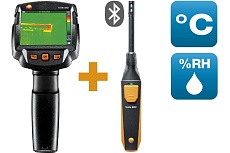 Тепловизор Testo 872 комплект с термогигрометром 605i 0560 8724