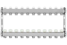 Коллекторная группа из нержавеющей стали ColSys 805 11 выходов, с отсечными и термостатическими клапанами 180522511