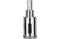 Коронка алмазная по керамограниту и керамике с центрирующим сверлом 25 мм Diamond Industrial DIDCSC025