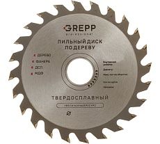 Диск пильный по дереву GREPP 230х32 мм, 24 зуба 25 305-23024