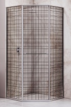 Душевой уголок RGW Stilvol SV-82 L 80x120 черная вуаль, хром 33328282-241L