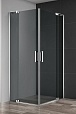 Душевой уголок Cezares SLIDER-AH-2-90/100-100/110-BR-Cr 90/100x100/110 бронза, хром