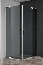 Душевой уголок Cezares SLIDER-AH-2-90/100-100/110-BR-Cr 90/100x100/110 бронза, хром