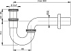 Сифон для раковины Ravak X01436 U трубчатый
