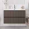 Мебель для ванной BelBagno Uno 100 см Бежевый матовый