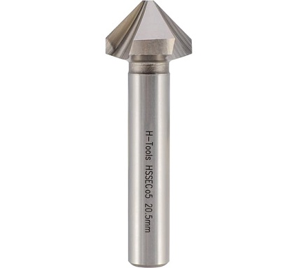 Зенковка H-Tools 90градусов 20.5мм HSSE-Co5 3z DIN335C L-63мм 796205EHT