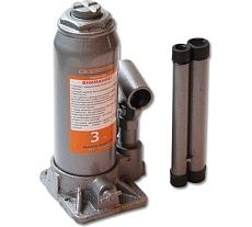 Бутылочный домкрат 3 т Santool гидравлический, высота подъема 194-372 мм 110101-003