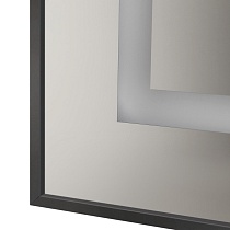 Зеркало BelBagno SPC-KRAFT-900-800-SENS-NERO 90x80 см сенсорный выключатель, черный